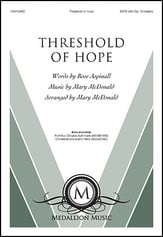 Threshold of Hope SATB choral sheet music cover